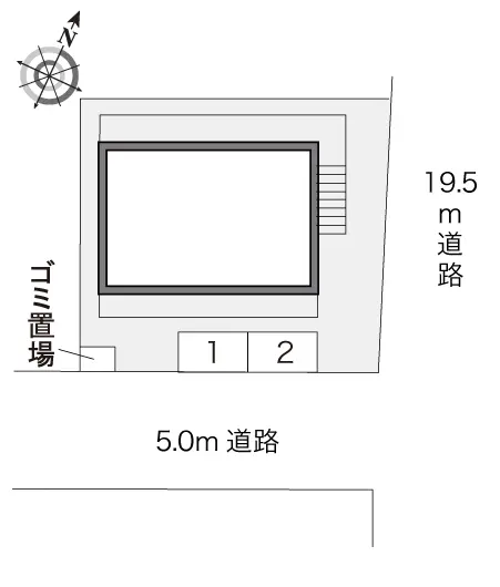 ★手数料０円★堺市北区新金岡町　月極駐車場（LP）